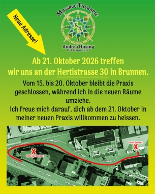 Massagetherapie Hüsing, Brunnen - ab 21.10. Neue Adresse: Hertistrasse 30, 6440 Brunnen